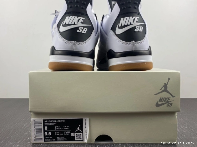 Kicked Out Shoe Store Jordan Retro 4 SB DR5415-100 0721